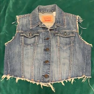 Levi's Jean Denim Vest Jacket